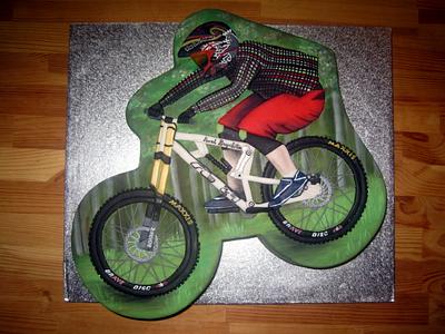 Bike - cyclist - Cake by Eliska