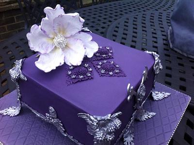 Epilepsy Awareness Purple Day Cake - Cake by Josiekins