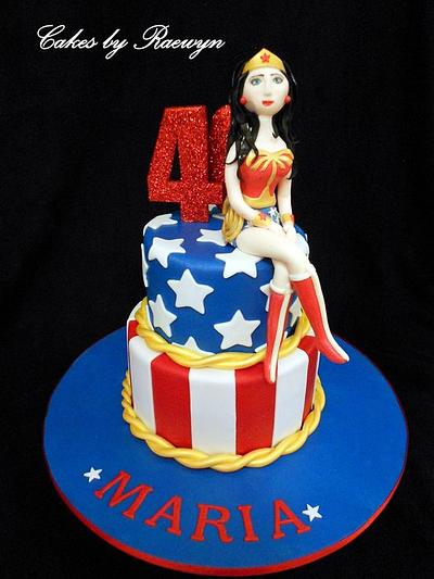 Wonder Woman for Maria - Cake by Raewyn Read Cake Design