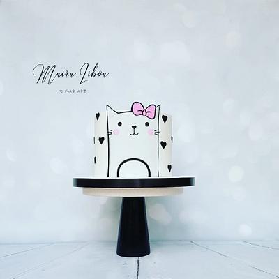 Cute cat - Cake by Maira Liboa