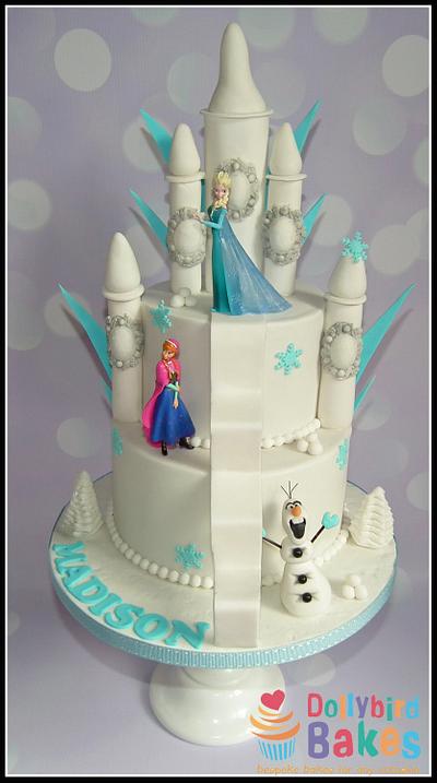 Frozen Castle Cake - Cake by Dollybird Bakes