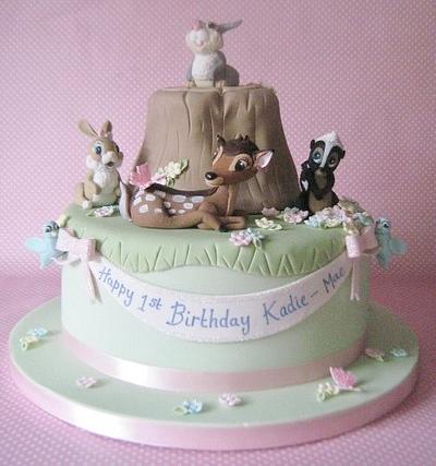 Bambi and friends - Cake by Dawn