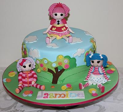 Lalaloopsy girls - Cake by SweetlyElegantCakes