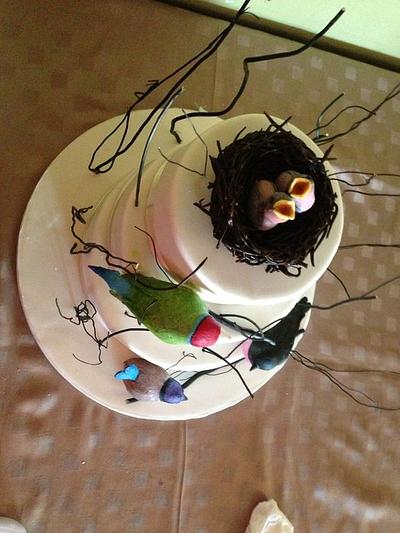 Bird Watching  - Cake by FondArt