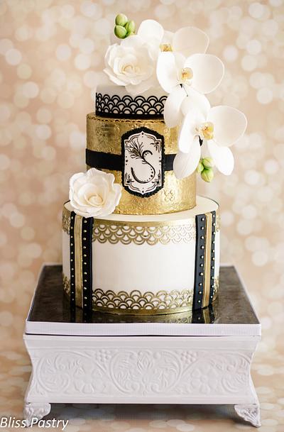 Art Deco Birthday Cake - Cake by Bliss Pastry