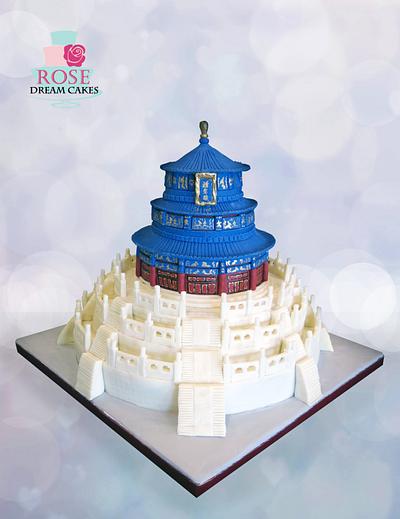 Temple of Heaven - Cake by Rose Dream Cakes