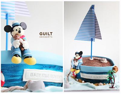 Mickey The Sailor - Cake by Guilt Desserts