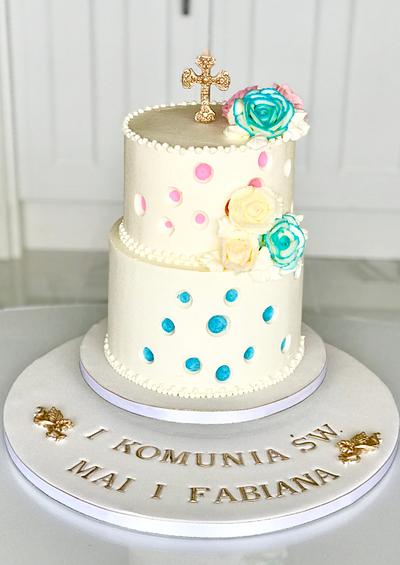 First Holy Communion  - Cake by Beata Khoo