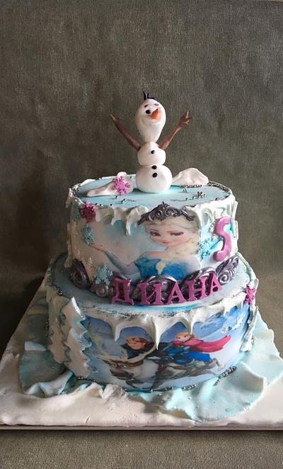 Frozen - Cake by Doroty