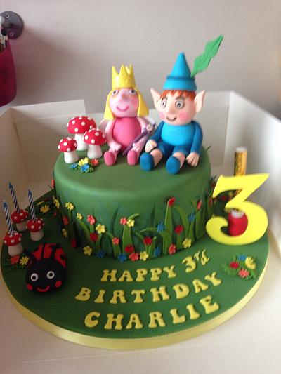 Holly and Ben  - Cake by Donnajanecakes 