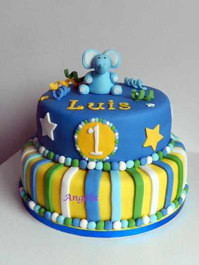 1st birthay cake  - Cake by Angelu