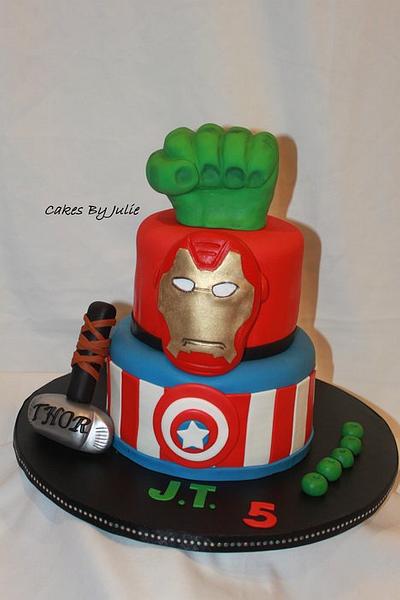Avengers! - Cake by Cakes By Julie