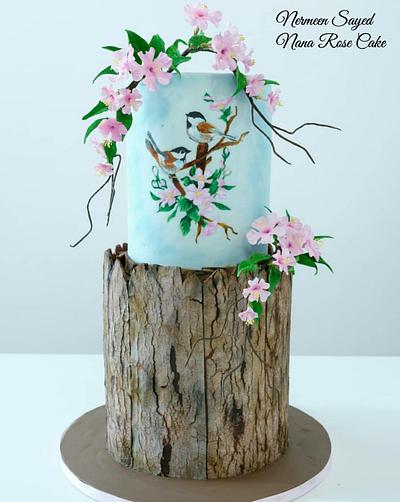 Garden wedding cake  - Cake by Nana Rose Cake 