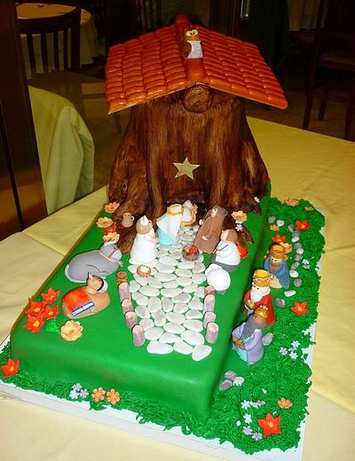 Nativity - Cake by Reposteria El Duende