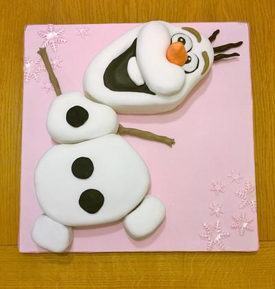 Olaf Cake - Cake by Beckie Hall
