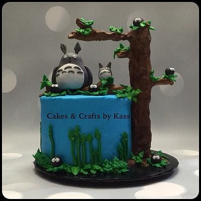 Totoro - Cake by Cakes & Crafts by Kass 