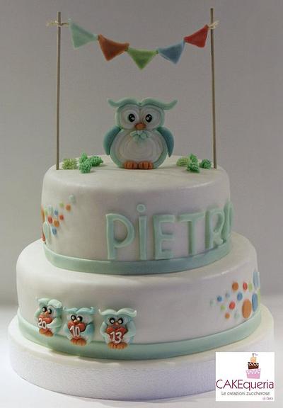 Lucky Owl  - Cake by CAKEqueria