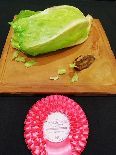 Slug and lettuce  - Cake by Berry