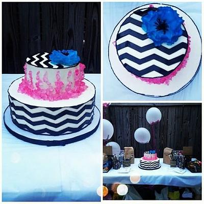 Retro/Modern - Cake by Simply Delicious Cakery