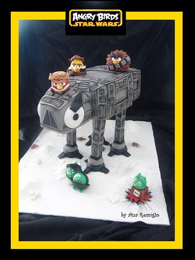 ANGRY BIRDS STAR WARS... - Cake by Ana Remígio - CUPCAKES & DREAMS Portugal