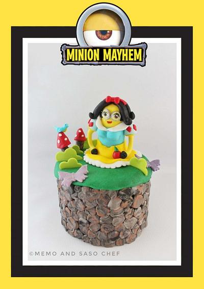 Snow White minion - minion mayhem 2018 Collaboration - Cake by Mero Wageeh