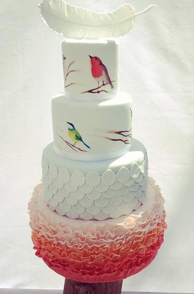 Spring birds - Cake by Simon Northcott
