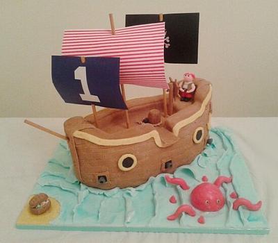 Olivers pirate cake - Cake by mrsmerrymaker