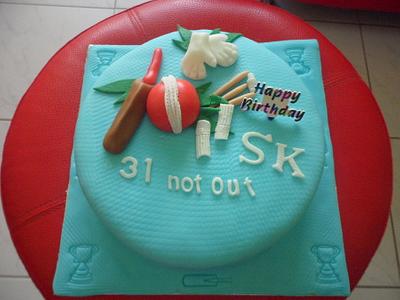 Cricket Lover Cake - Cake by JudeCreations