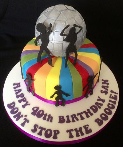 Disco dancing birthday cake!!  - Cake by Cherry Delbridge