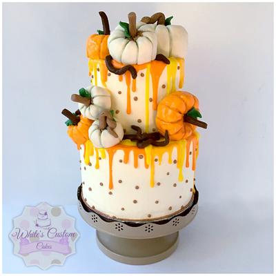 Thanksgiving  - Cake by Sabrina - White's Custom Cakes 