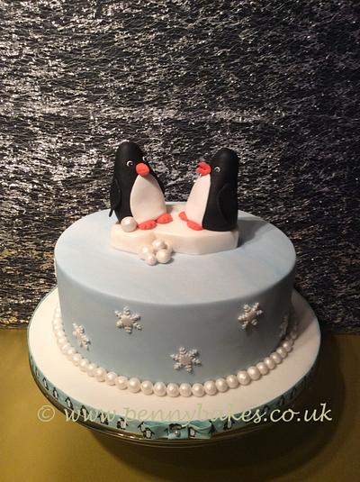 Having a natter penguins!  - Cake by Popsue