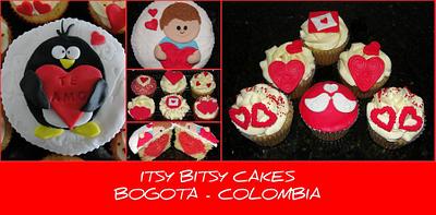 VALENTINE'S CUPCAKES - Cake by Itsy Bitsy Cakes