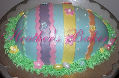 Easter Egg Cake - Cake by HeathersBakery