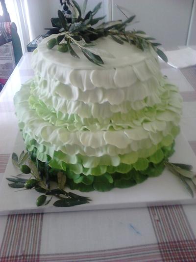 wedding cake   - Cake by vicky zachou