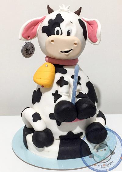 Cowwy cow 3d cake - Cake by DixieDelight by Lusie Lioe