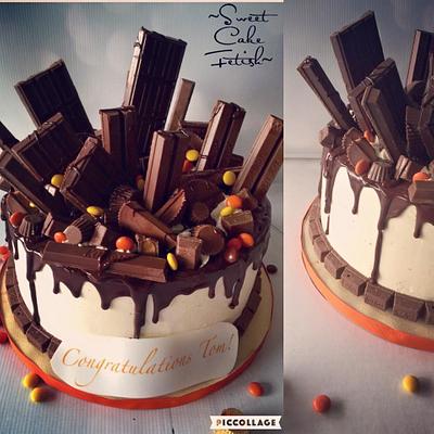 My 1st Chocolate Drip Cake!  - Cake by Heidi
