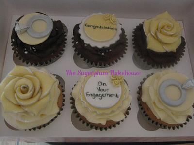 Engagement Cupcakes - Cake by Sam Harrison
