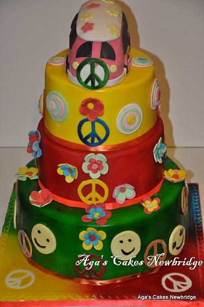 Hippies cake. - Cake by Agnieszka