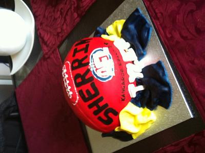 Football Cake - Cake by Vicky