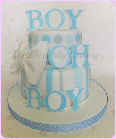 Boy Oh Boy - Cake by The Curiosity Cakery