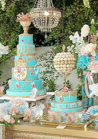 Baroque Marie Antoinette Wedding Cake - Cake by Fées Maison (AHMADI)