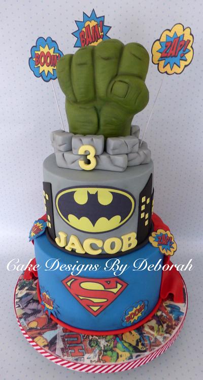Superhero Cake - Cake by Deborah