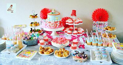 Sweet 18 table - Cake by Judith-JEtaarten