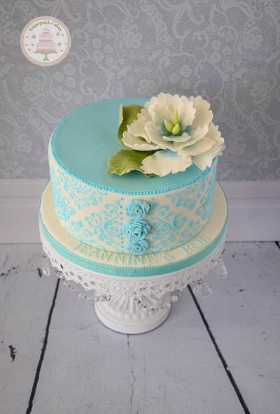 Vintage Anniversary - Cake by Sugarpatch Cakes