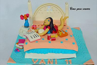 My fav bed❤️ - Cake by Bake your dreamz by Malvika