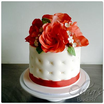Roses are Red - Cake by Olivia's Bakery
