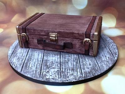 Vintage suitcase - Cake by Eddy Mannak