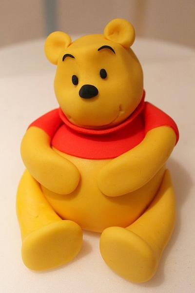 Winnie the Pooh - The start of my cake - Cake by Strawberry Lane Cake Company