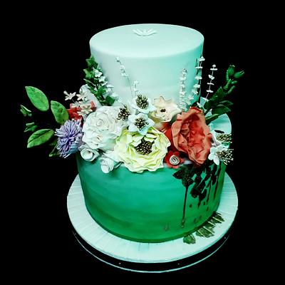 Cake Floral - Cake by Nurisscupcakes