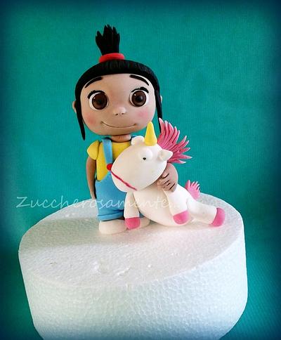 Agnes from Desplicable me! - Cake by Silvia Tartari